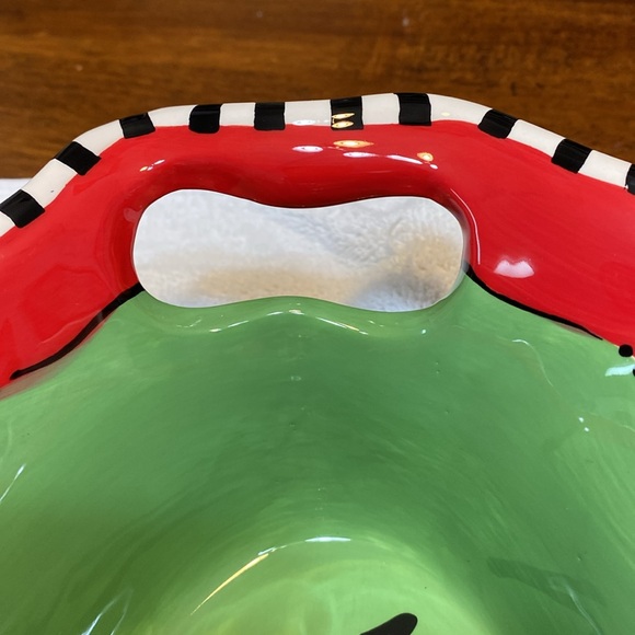 Carla Grogan Burton & Burton Merry Christmas Y’all serving bowl - Picture 8 of 8